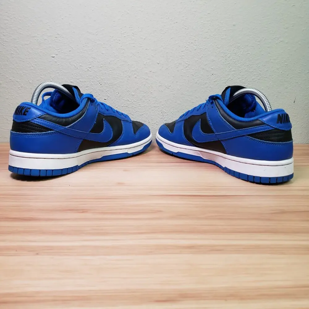 Nike Men's Size 8 Dunk Low Retro Casual Shoes‎ Hyper Royal Blue Black Streetwear